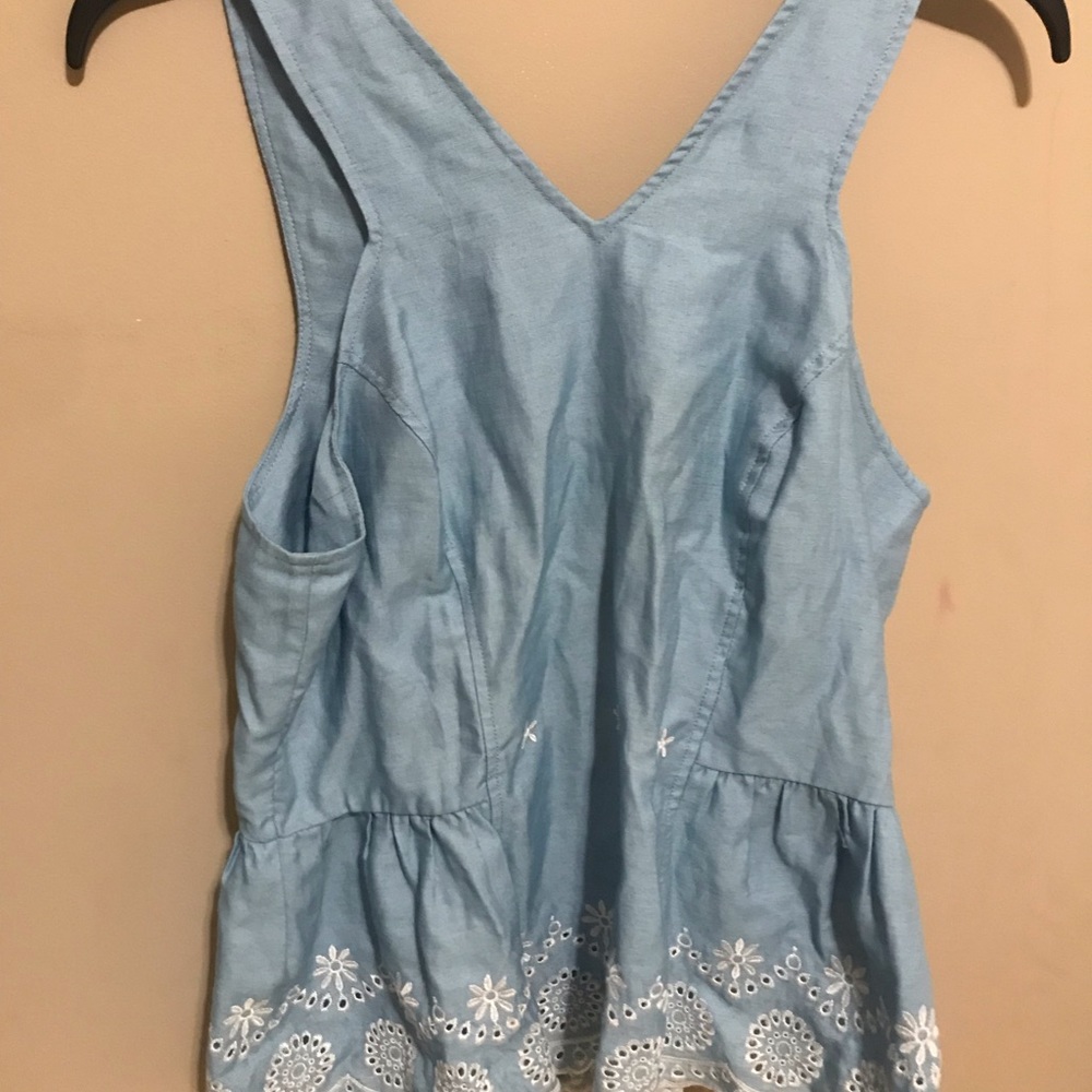 Alice through the looking glass peplum top